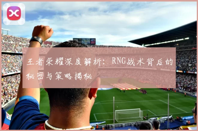 王者荣耀深度解析：RNG战术背后的秘密与策略揭秘