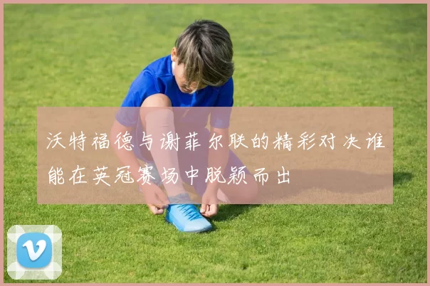 沃特福德与谢菲尔联的精彩对决谁能在英冠赛场中脱颖而出